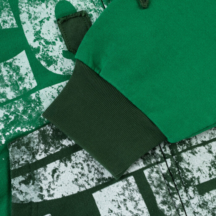 Triple 5 Stitch Zip Up Green