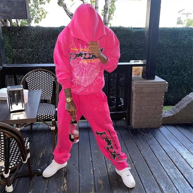 Pink Sp5der Hoodie