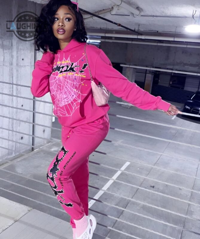 Pink Sp5der Hoodie