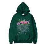 Sp5der 555555 Young Thug Green HOODIE