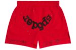 Sp5der OG Web Double Layer Short Red