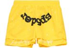 Sp5der OG Web Double Layer Short Yellow