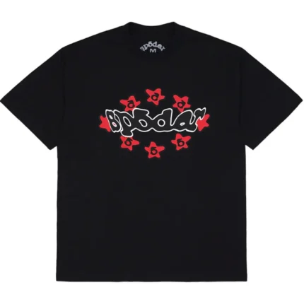 Sp5der Warped Tee Black